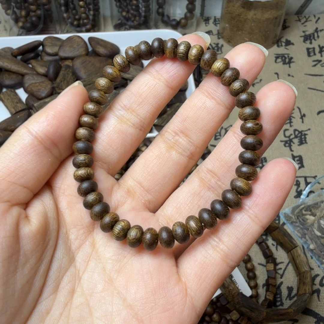 沉香碎屑沉香卡8算盘珠