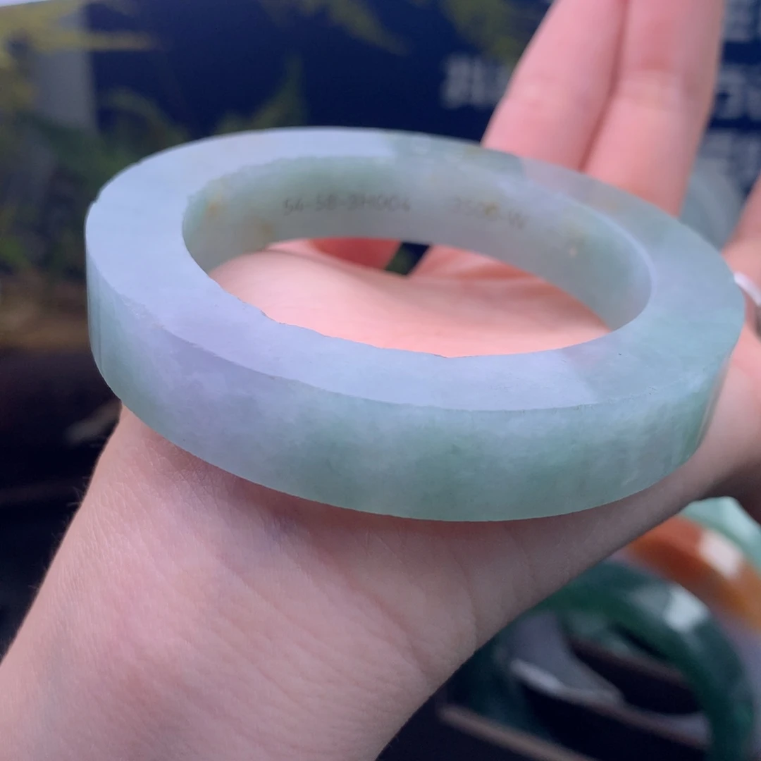 定制翡翠未镶嵌手镯定制不退不换