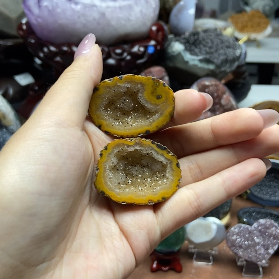 紫晶摆件未镶嵌水晶