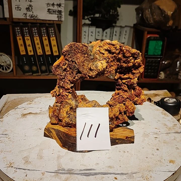 松木?**曼111号北沉香琥珀木天然造型