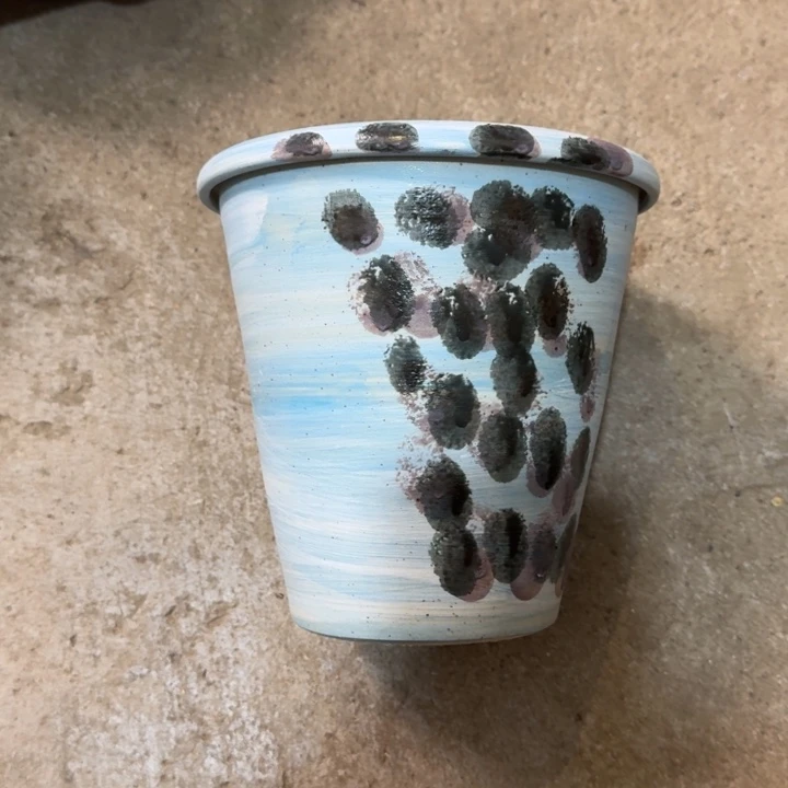 我***了景德镇桌面陶瓷花盆