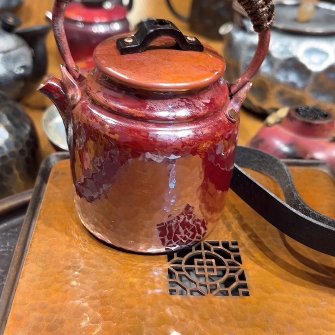 淬火色洋桶提梁泡壶