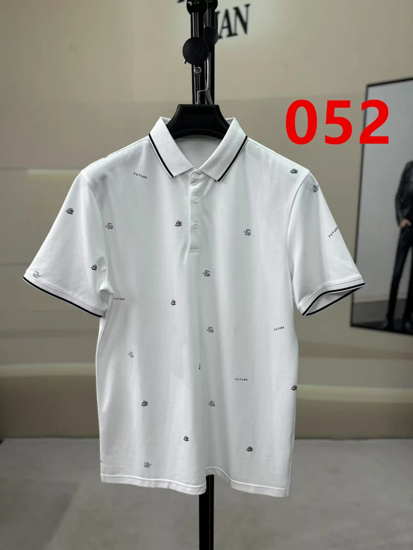 052一线品牌剪标男士夏季Polo衫舒适商务休闲薄款翻领短袖男