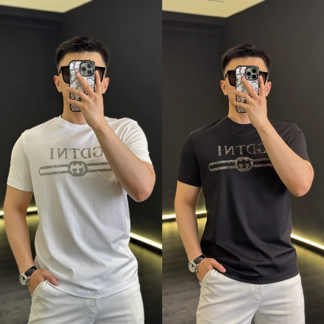 古帝特尼>春夏款精梳棉净版纯色百搭零触感男士圆领短袖Z-25370