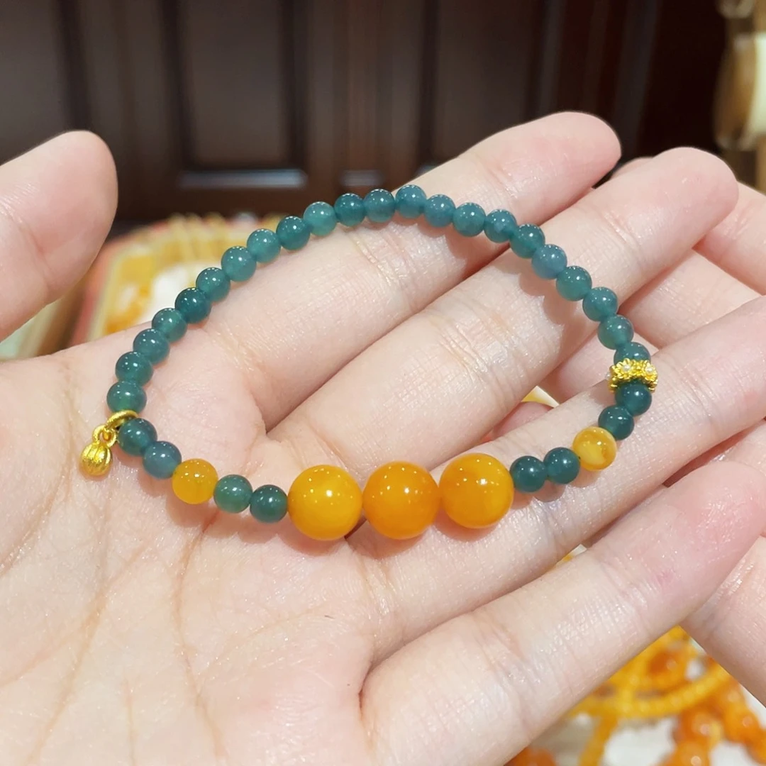 蜜蜡手链未镶嵌手串