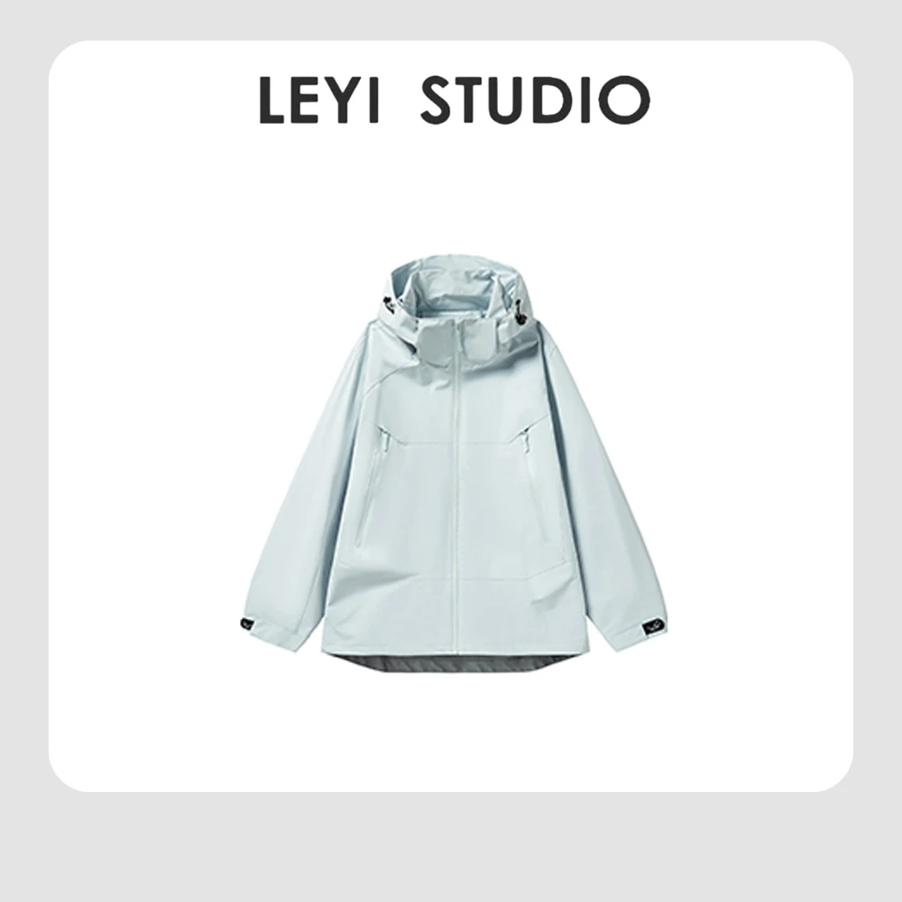 LEYI 三合一冲锋衣外套2024春夏户外休闲轻薄夹克-9809