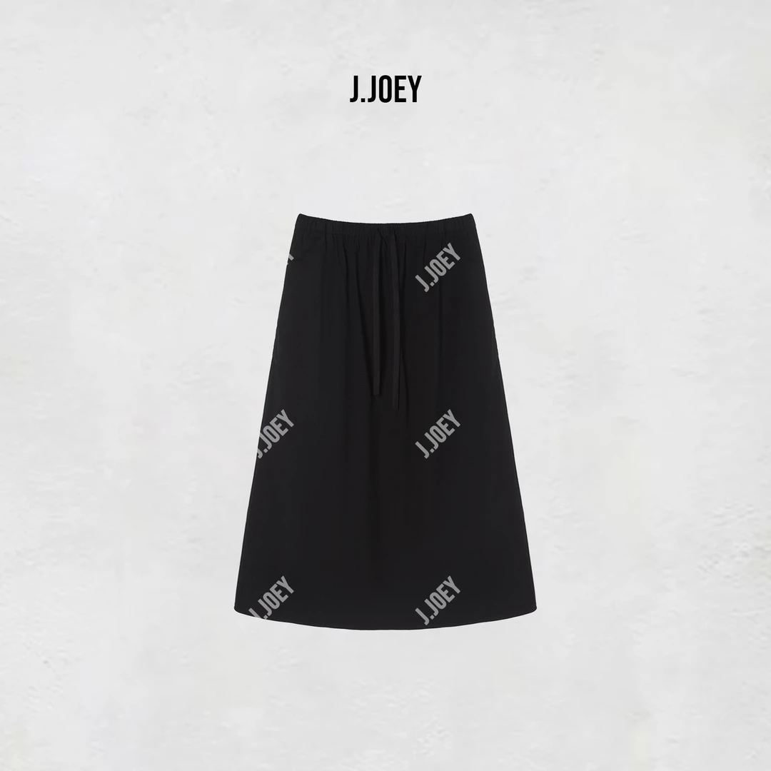 J.JOEY 时尚休闲百搭黑色气质显瘦半身裙 0832