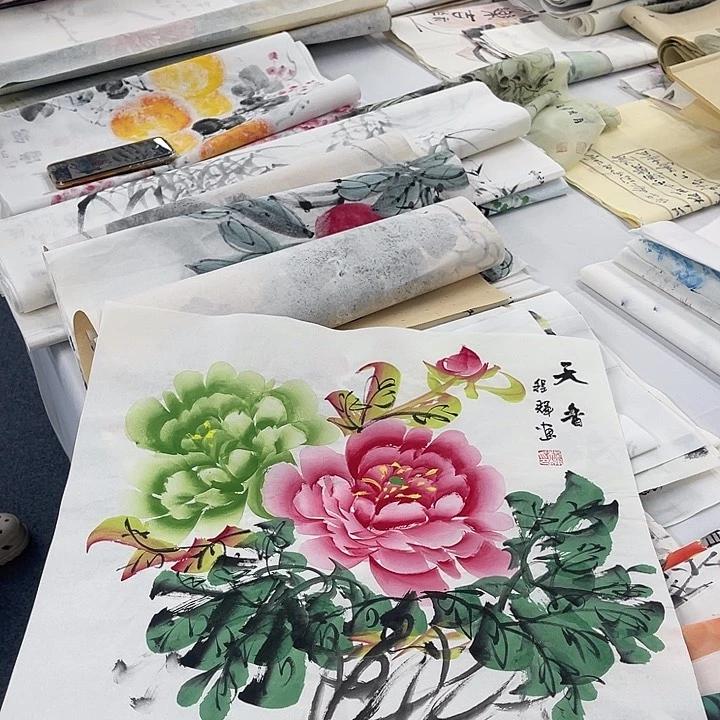 国画纯手绘图作品欣赏图