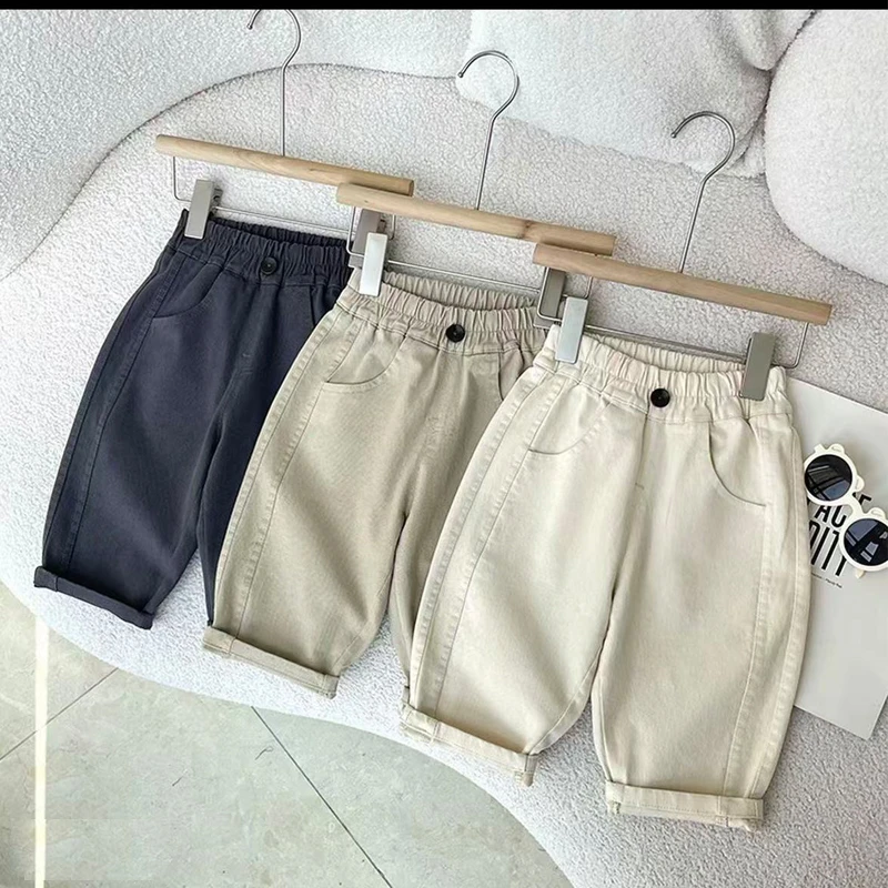 【校园百搭裤 】儿童纯棉裤子男女童休闲裤宝宝秋款长裤中小童棉布