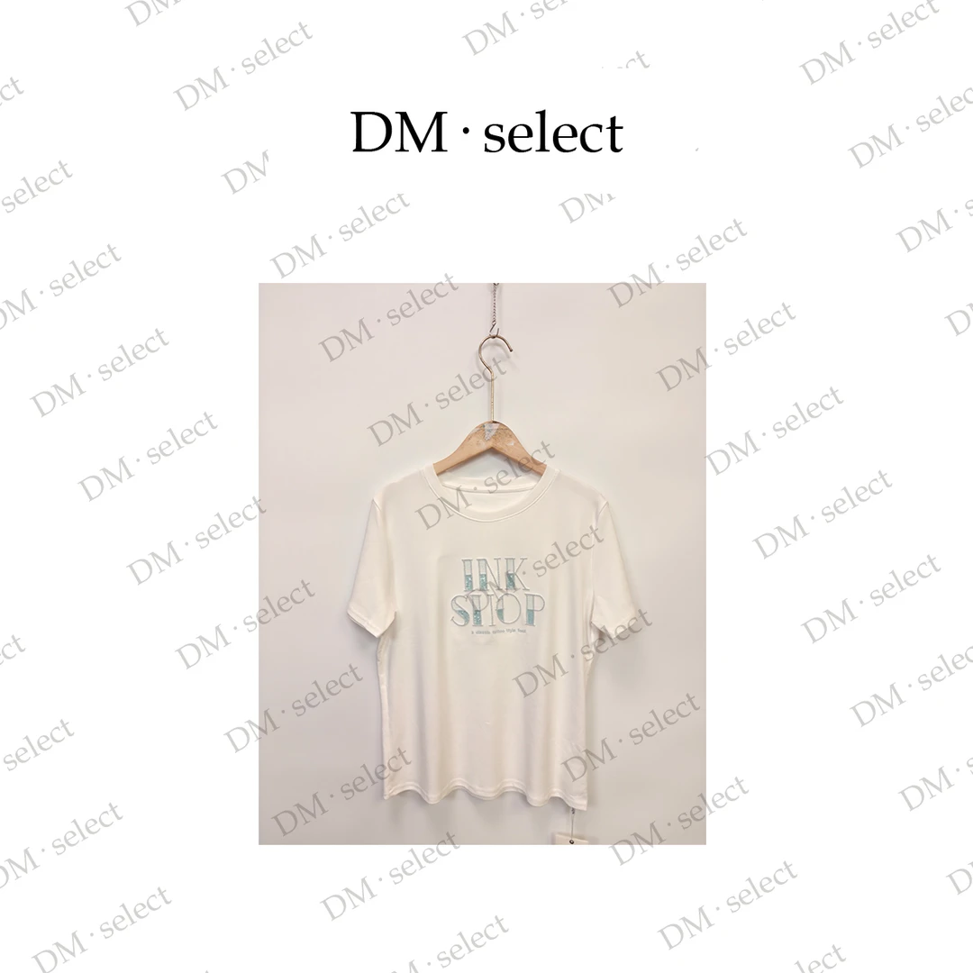 【1905】大漫甄选拱桥花针刺绣T恤YYJ00S908