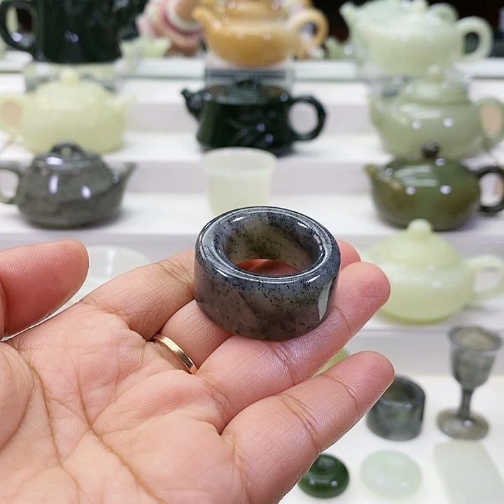 未镶嵌和田玉挂件扳指