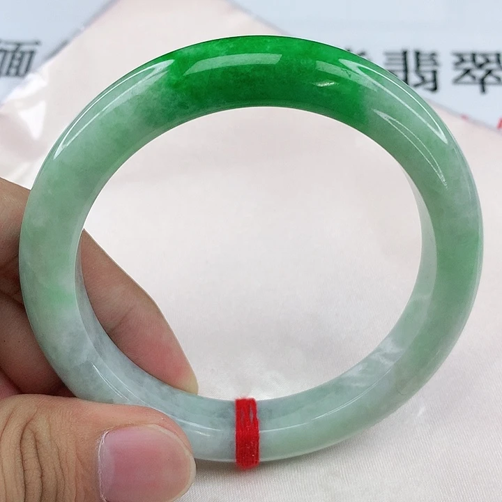 未镶嵌手镯翡翠圈63。0B01-4