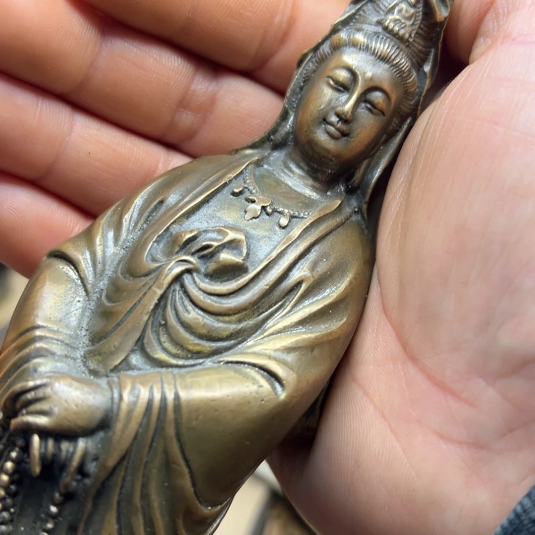 铜摆件欢迎欢迎你