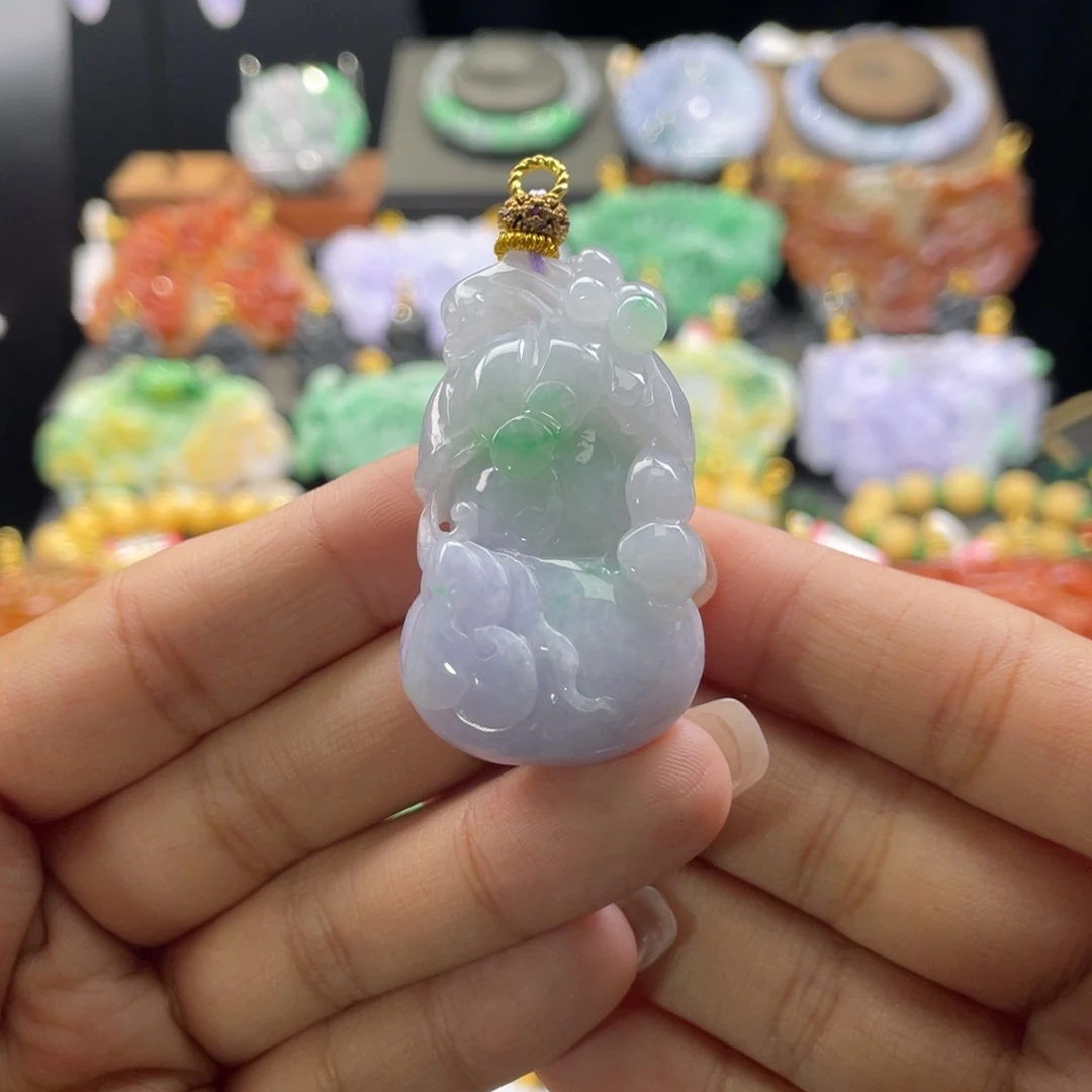 翡翠未镶嵌颈饰代编织