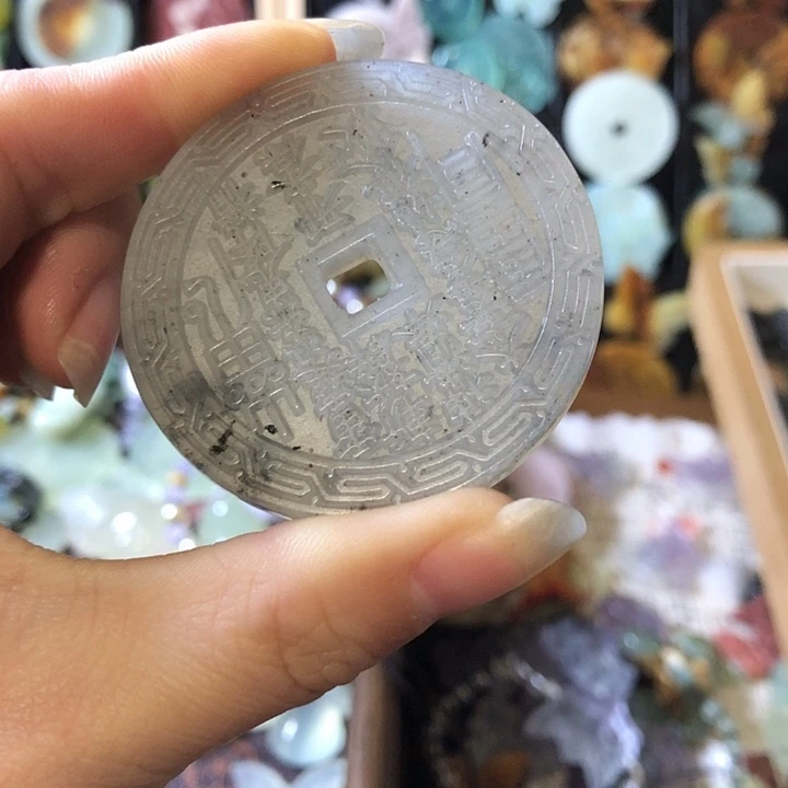 岫玉未镶嵌岫玉挂件