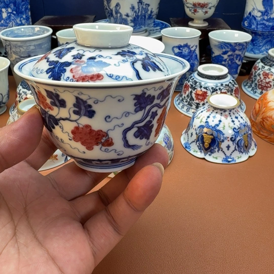 …***君杯子景德镇全手工手绘陶瓷