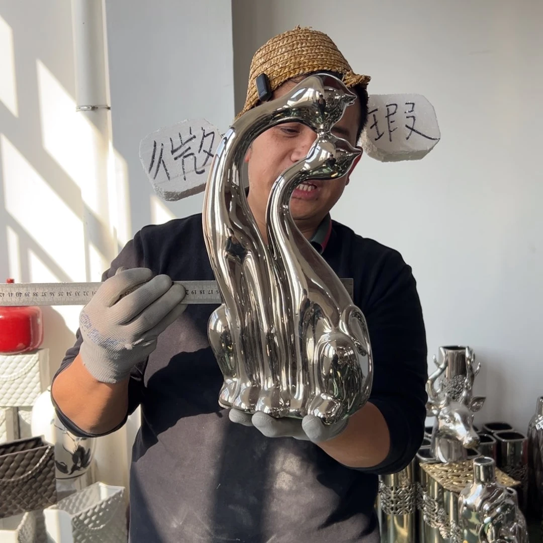 摆件164 号高中低温陶瓷瓶（部分微瑕）