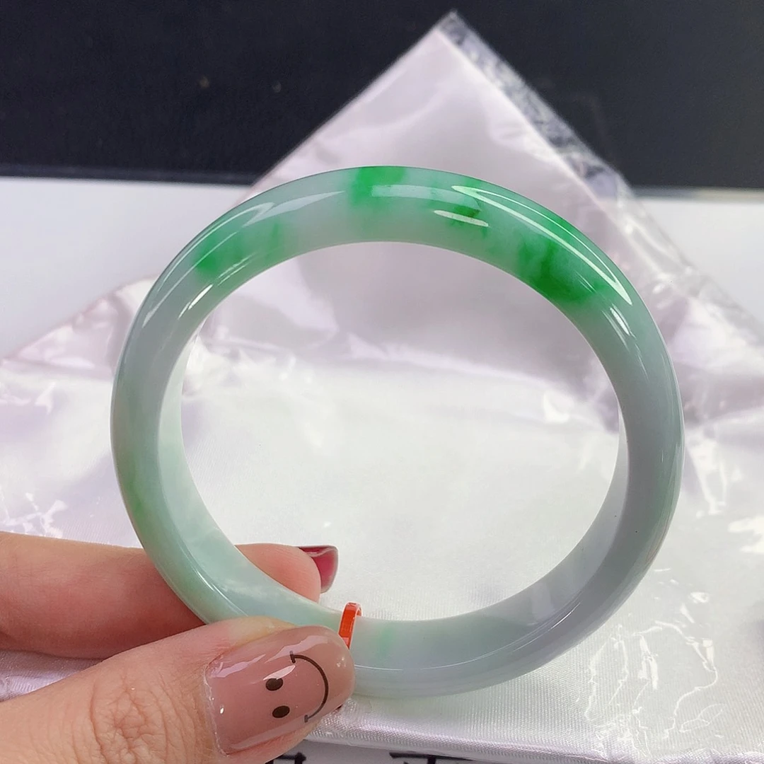 翡翠手镯未镶嵌天然翡翠A货015