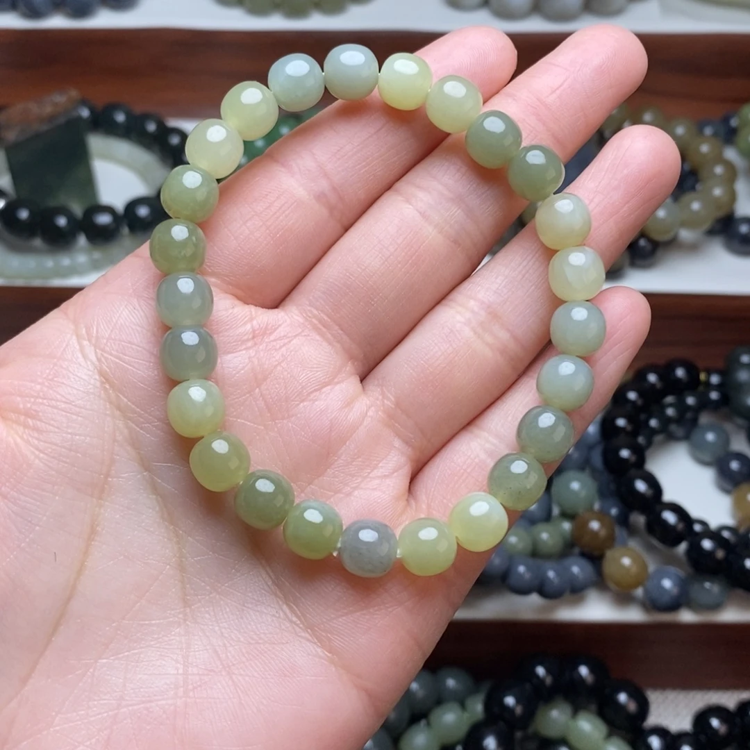 和田玉未镶嵌手串