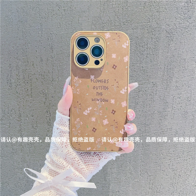 肤感棕羊巴皮适用苹果16/iPhone/华为荣耀/oppo/vivo/小米/手机壳