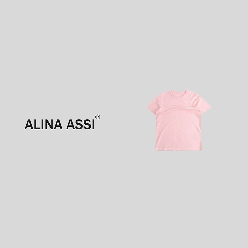 【WW】2025春夏新款百搭简约显瘦女短袖上衣R0145