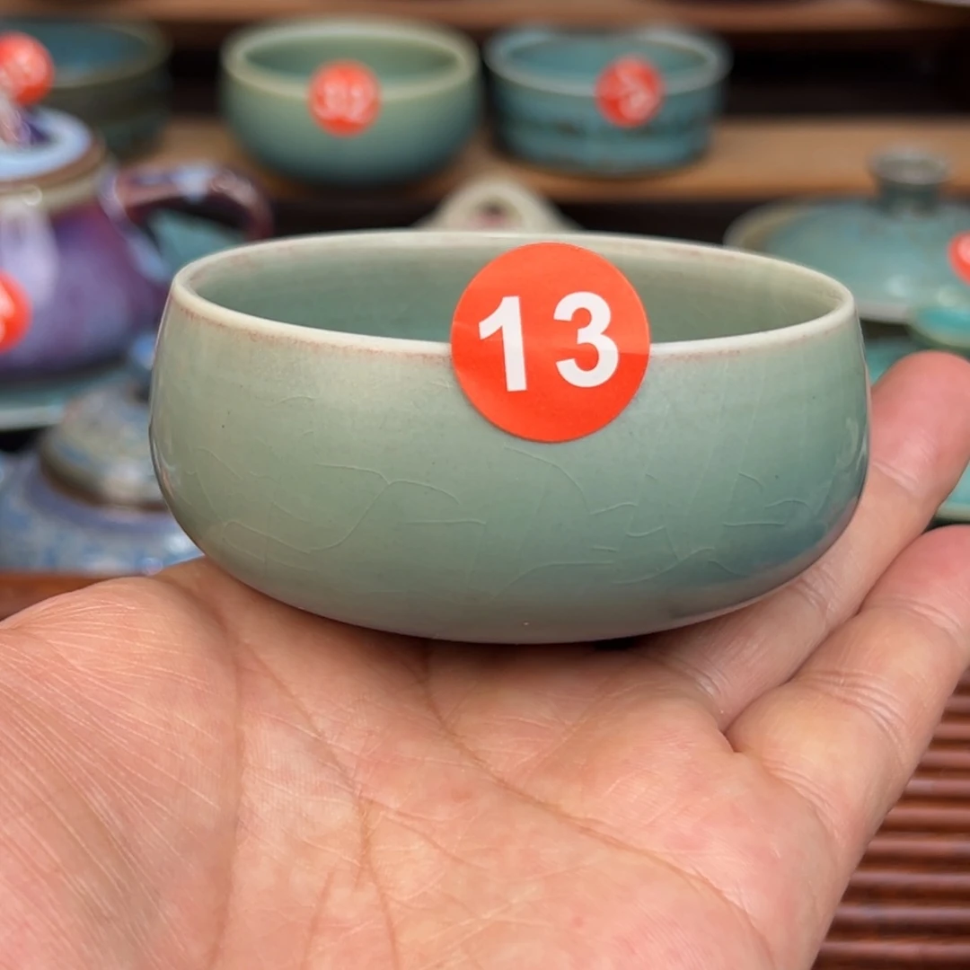 手工制作钧窑茶器