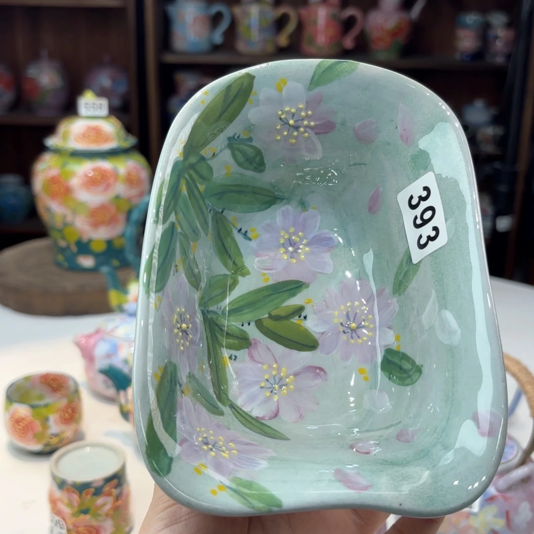 景德镇手绘高温釉下彩陶瓷茶具