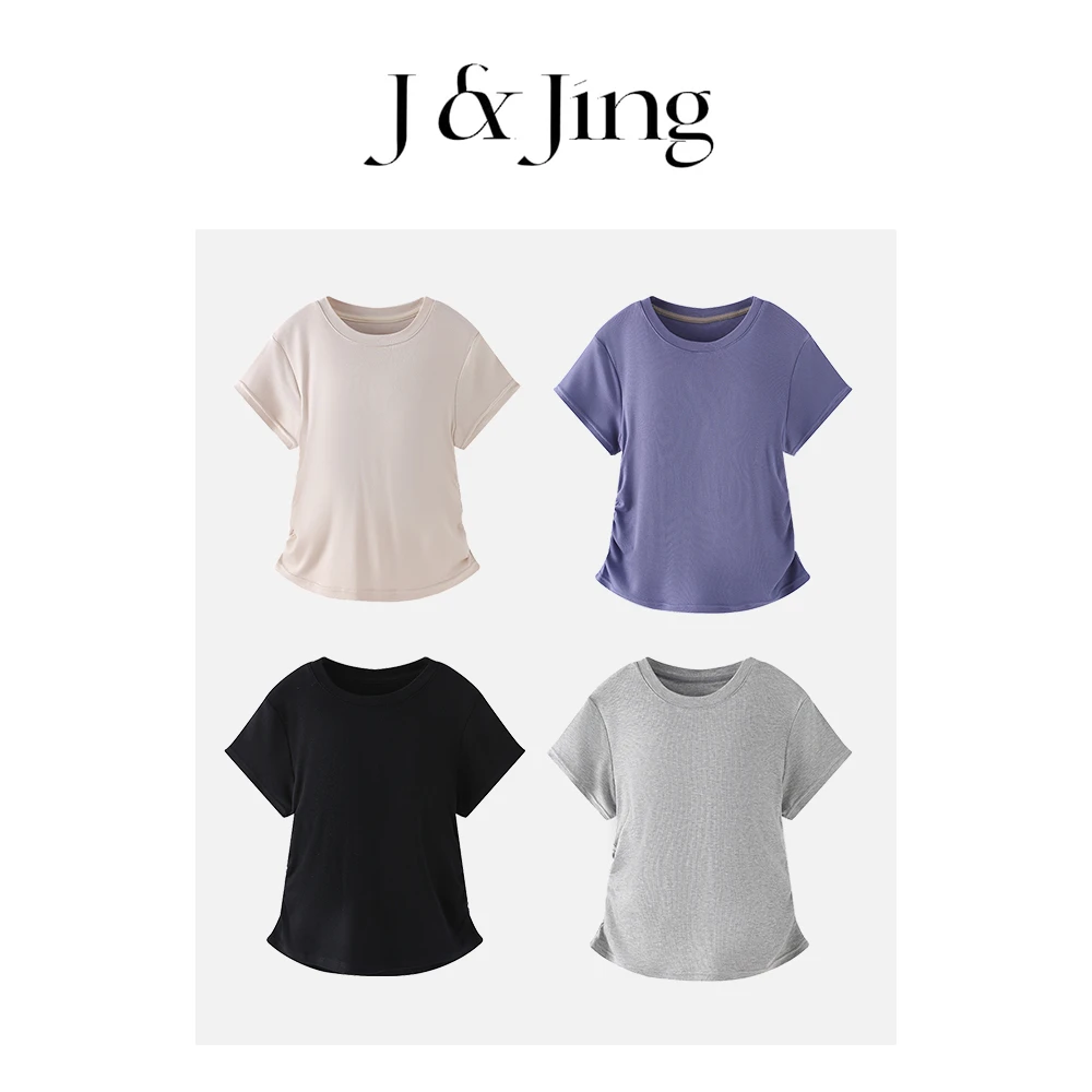 J&Jing-「舒适颜值并存2.0」-春款上新~显瘦打底短袖C05C06