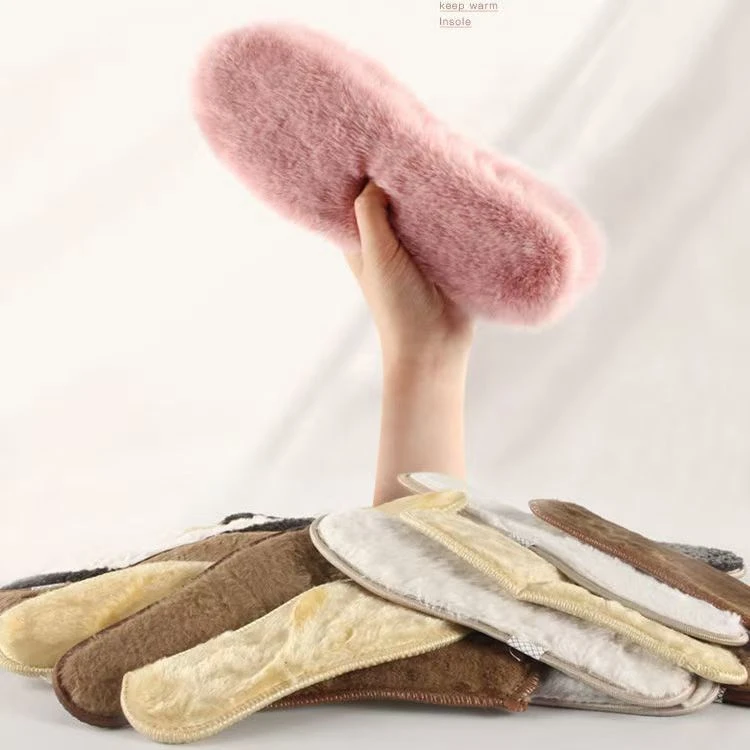 冬季保暖鞋垫防冻防寒冬天加绒鞋垫仿兔毛加绒加厚吸汗柔软男女鞋
