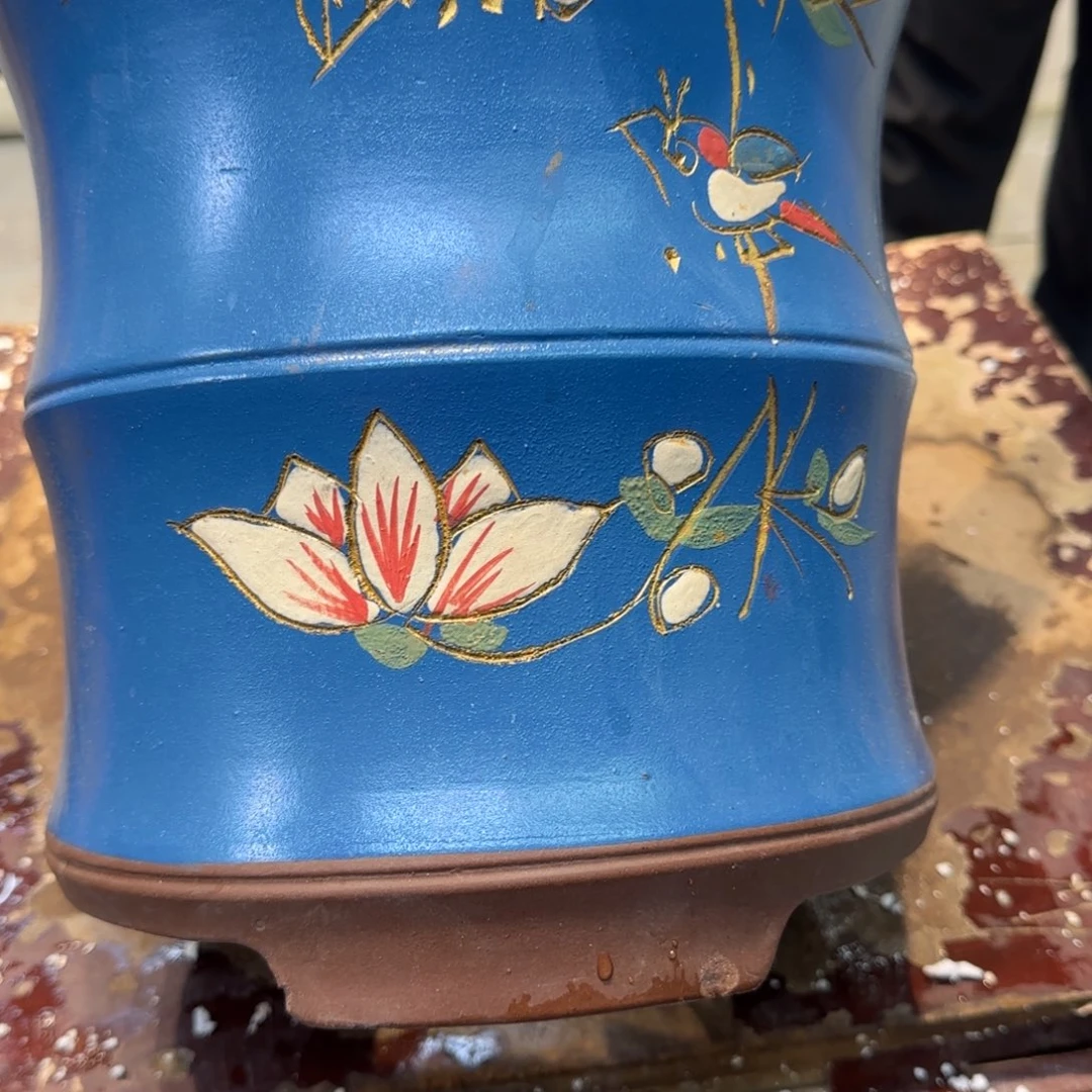 紫砂花盆口径16.18口径