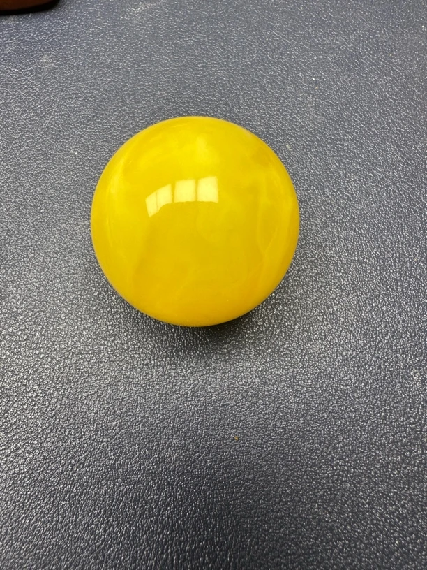 34焦皮圆珠鸡油黄满蜡