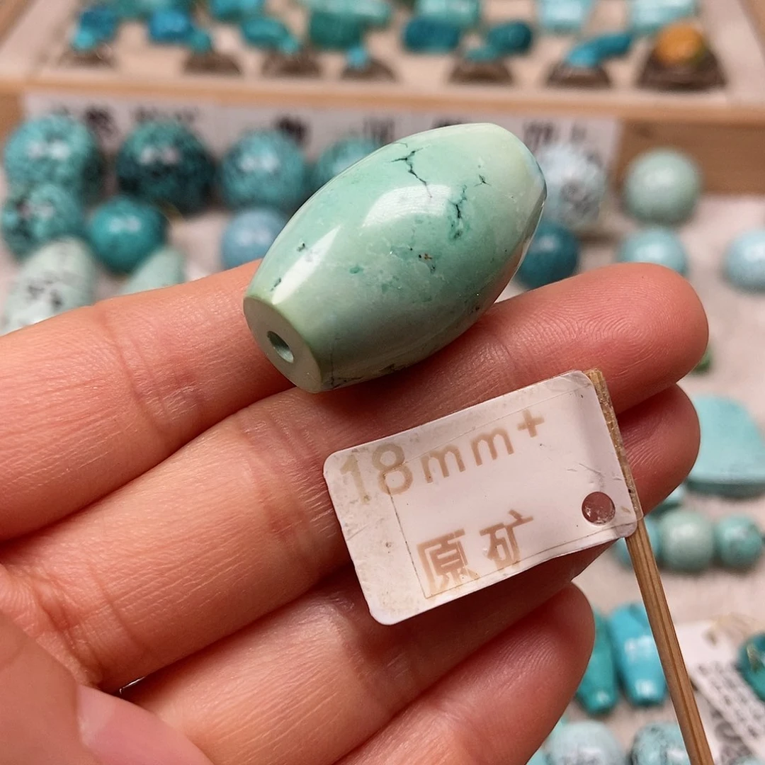 未镶嵌绿松石珠宝半成品