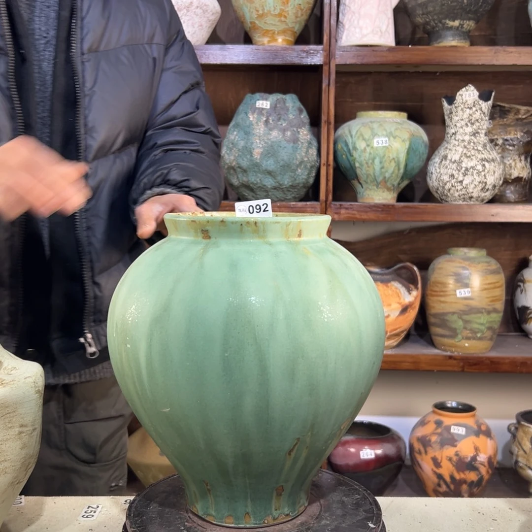 摆件92华庭街上釉彩票票都