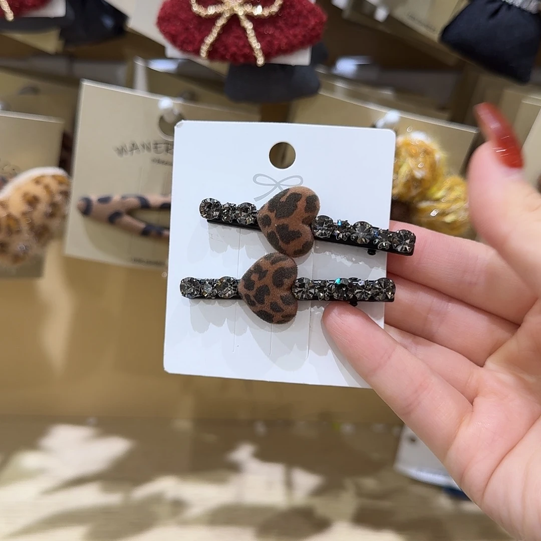 硅胶铁合金豹纹爱心鸭嘴20