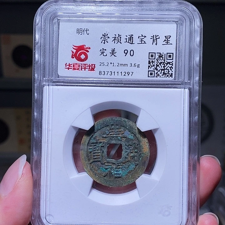 铜瀚海文物A崇祯背星1097
