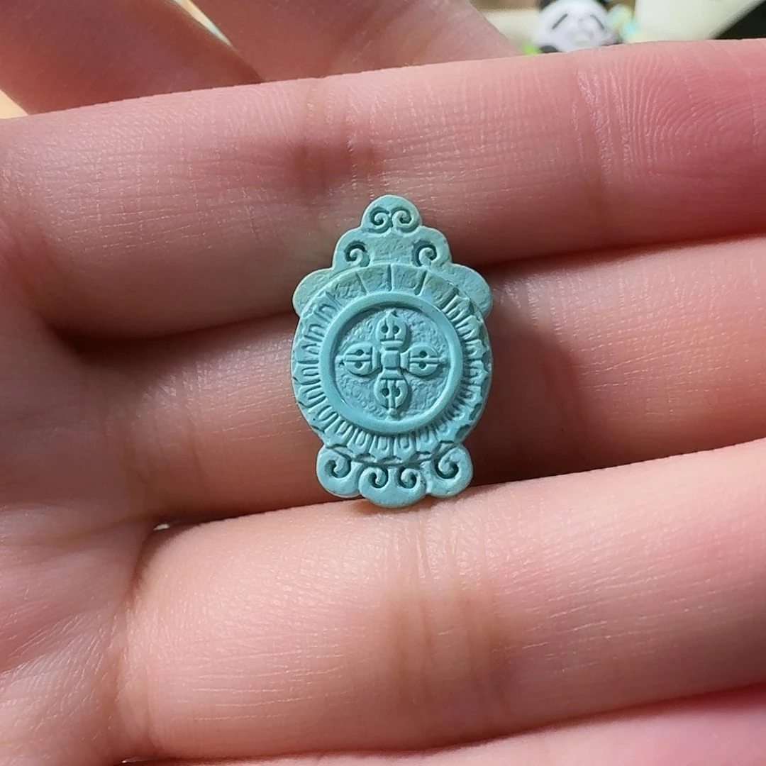 能***半绿松石未镶嵌吊坠(不含链)