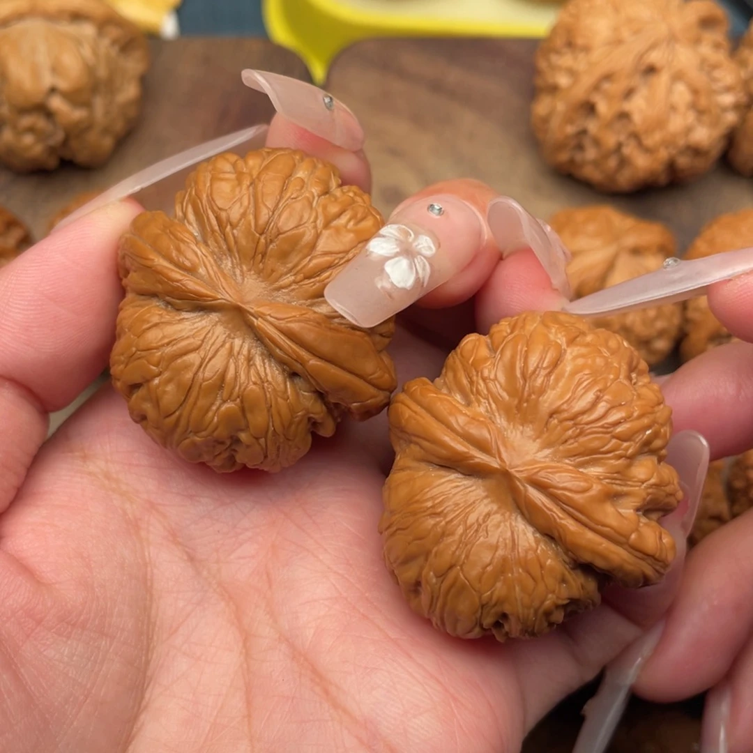 文玩核桃吊坠_***•全品，平谷元宝41.5