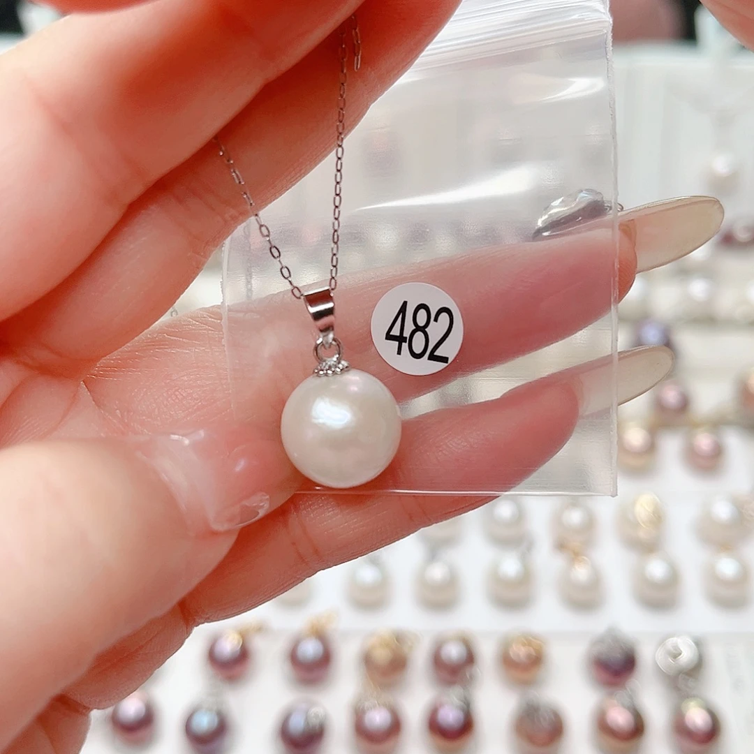 吊坠(不含链)淡水珍珠合金