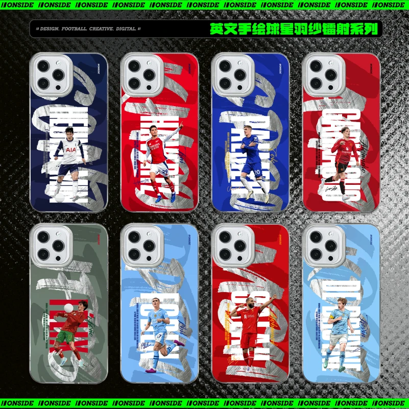 ONSIDE 英文手绘球星羽纱镭射系列2【适用于苹果/华为/OP/小米/VO】
