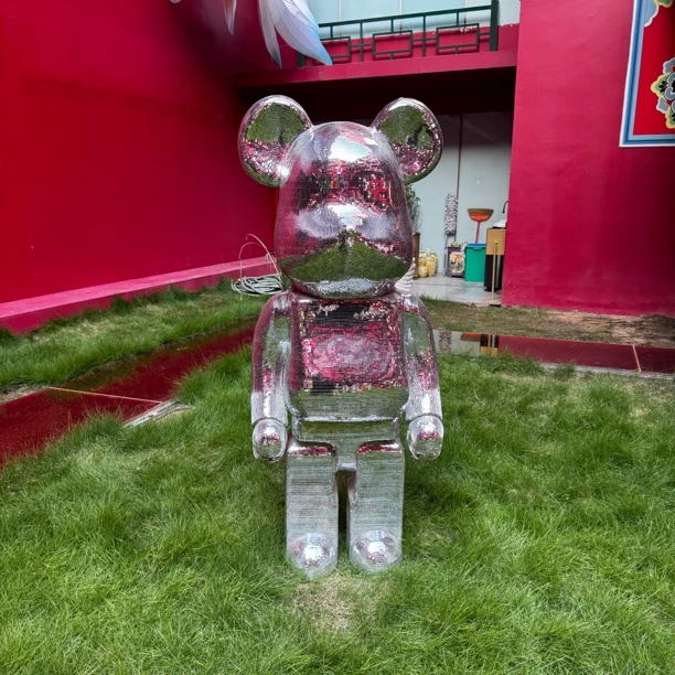 【618专属】暴力熊系列暴力熊手工贴片装饰品客厅玄关落地摆件