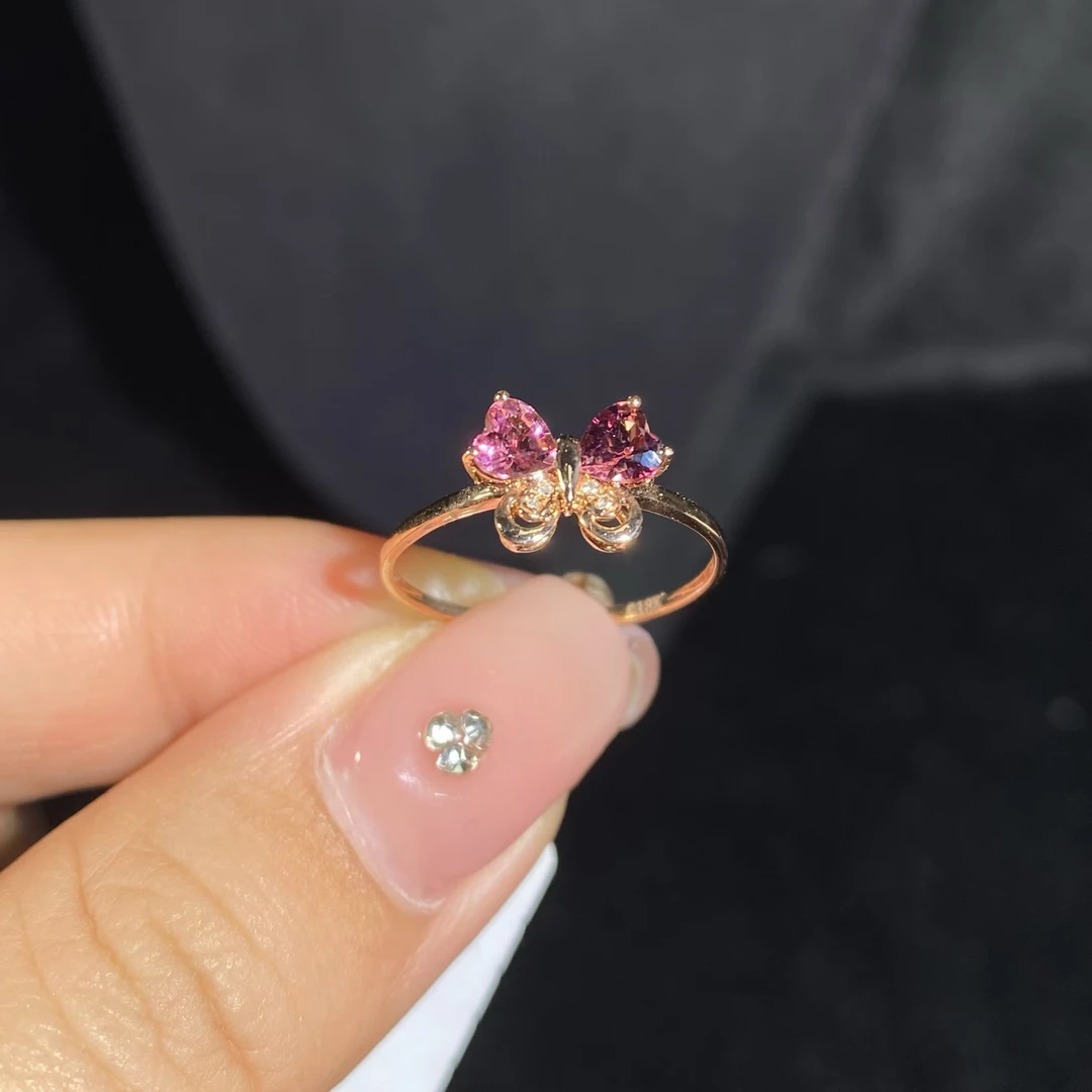 18k金碧玺女戒00721636