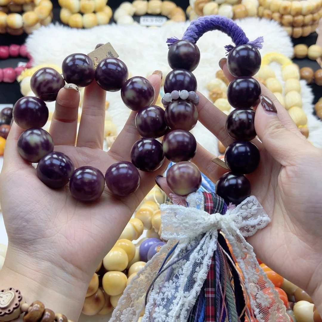 吊坠白玉菩提ℳ****°24卡干车干磨菩提复刻手持款瑕