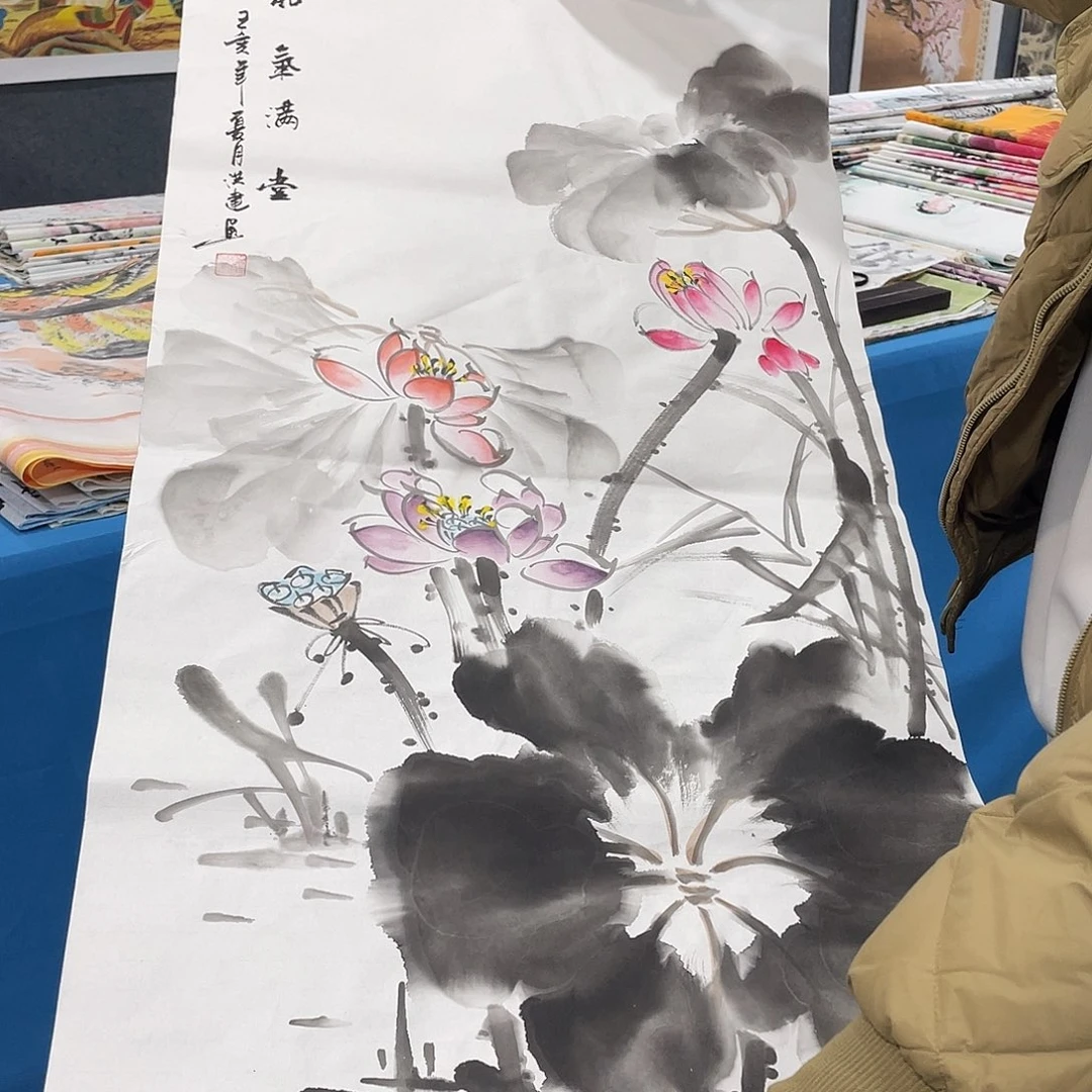 国画今天早上作品展示
