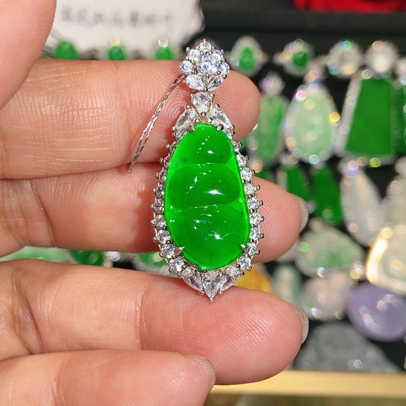 【闪购商品】颈饰未镶嵌翡翠天然翡翠