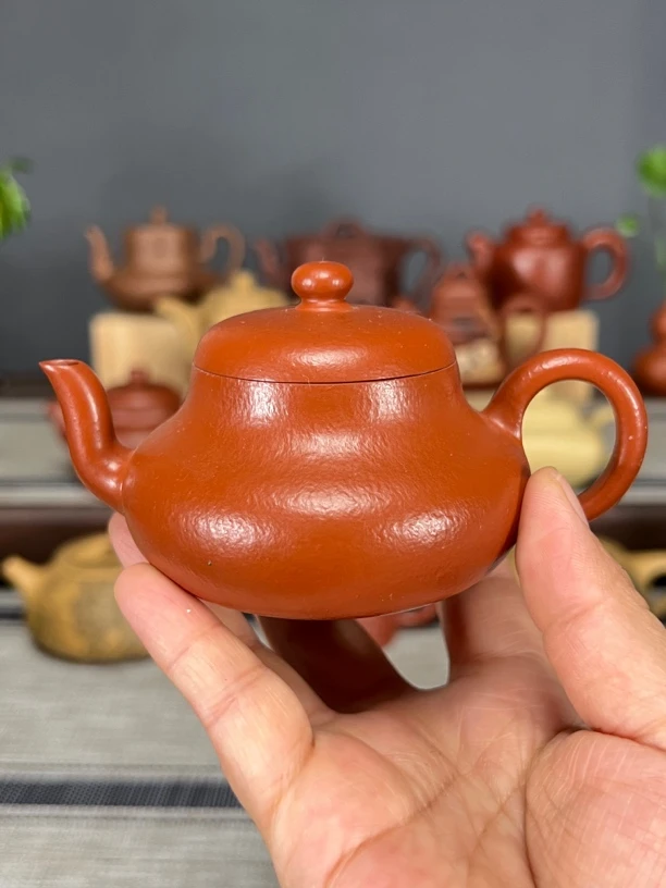 福利款全手工君德115毫升朱泥紫砂壶