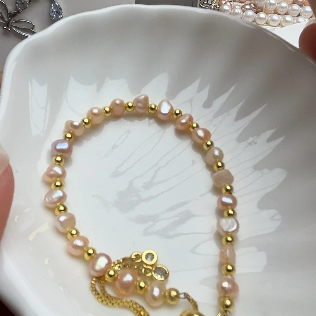 未镶嵌淡水珍珠手链