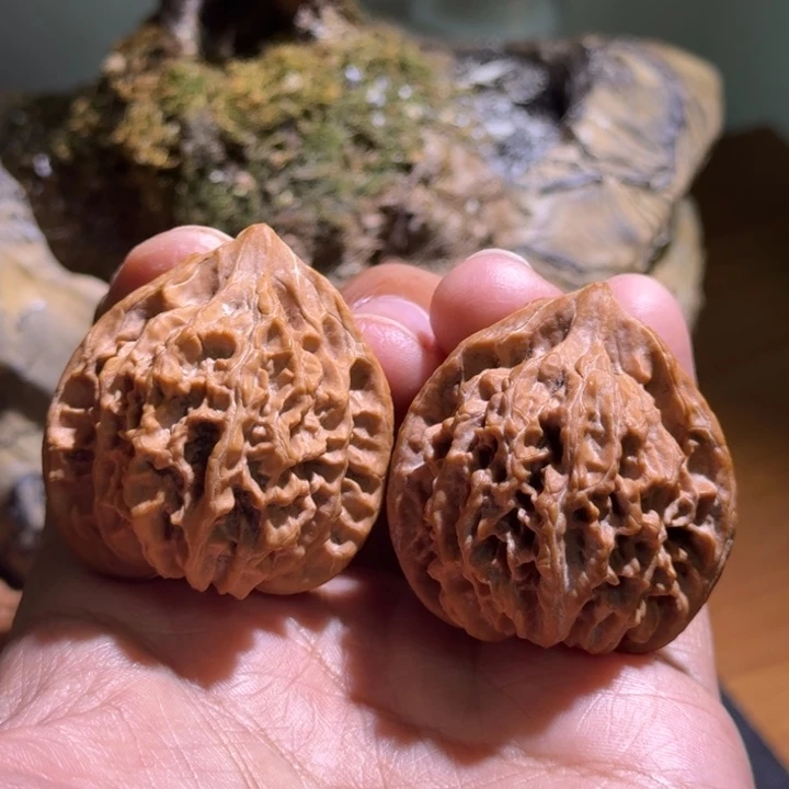 文玩核桃吊坠山地果灯笼20年沉果