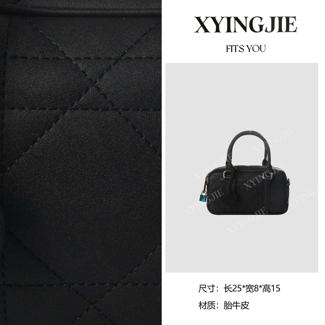 XYINGJIE· 原创设计 真皮高定手提单肩包 BV3033-黑色