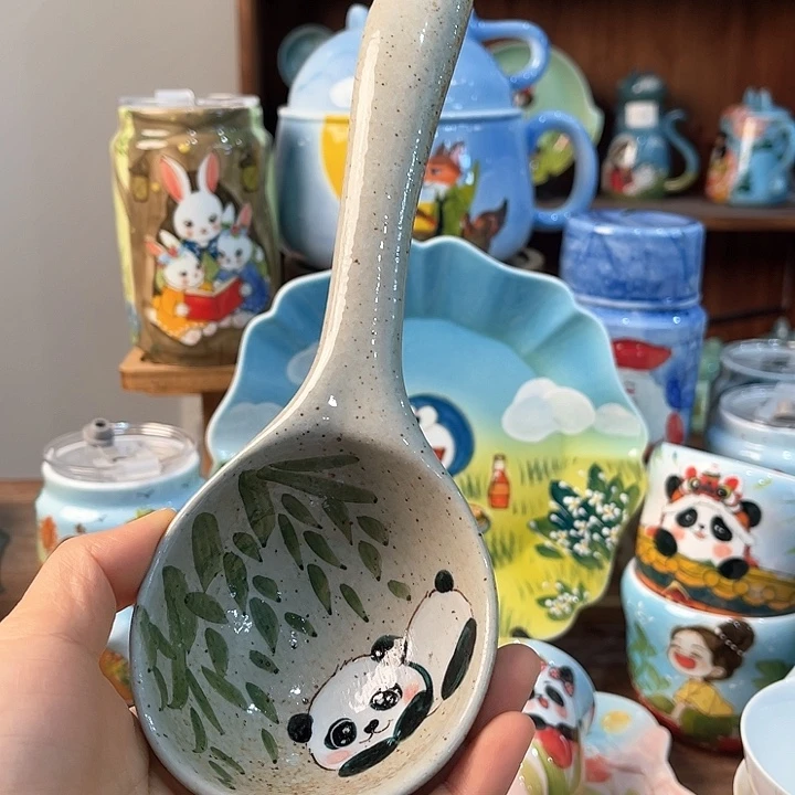 陶景德镇釉下手绘陶瓷