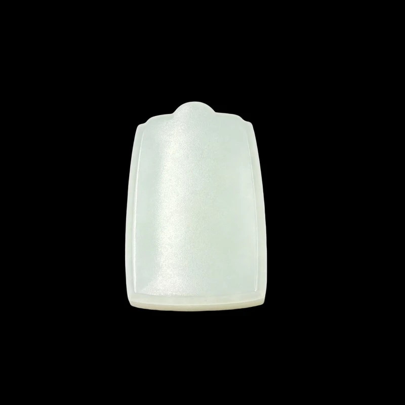 清代和田羊脂玉无事牌【华夏藏古】06084